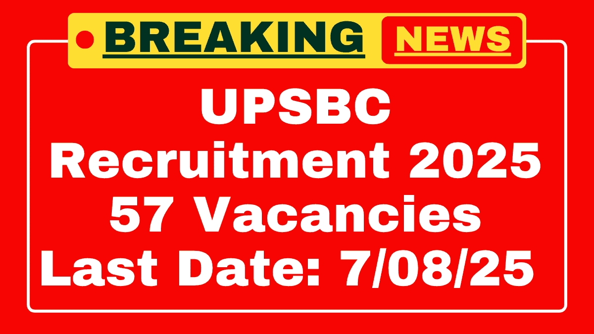 UPSBC AE Recruitment 2025