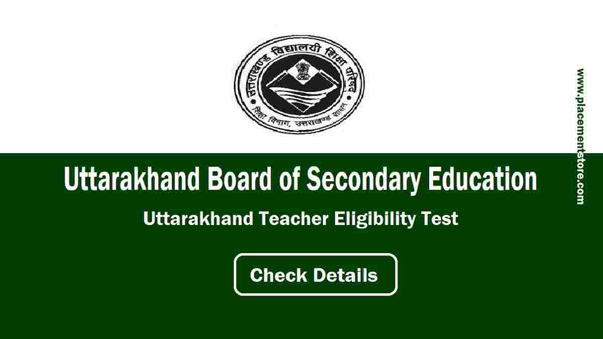 Uttarakhand Board of Secondary Education