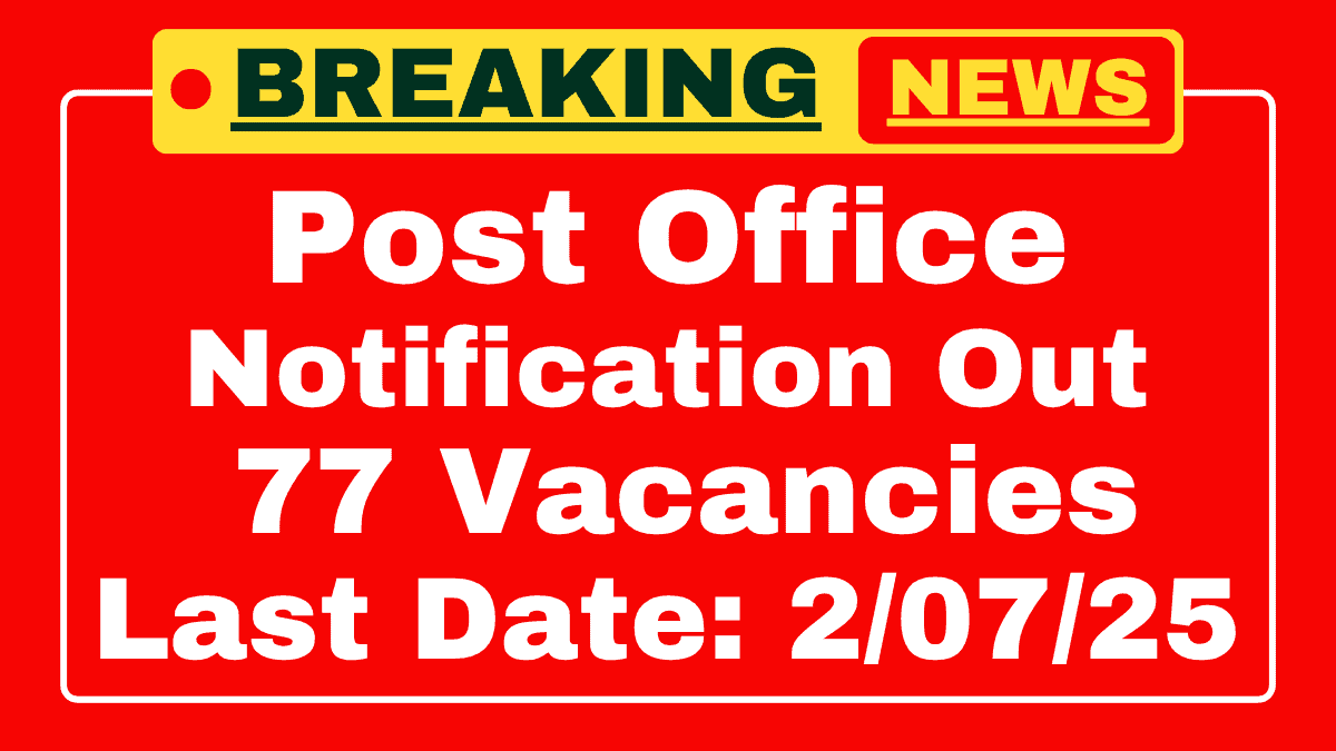 WB Post Office Recruitment 2025